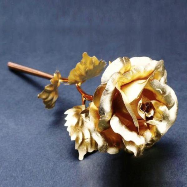 24K Gold Foil Rose With Box (Various Colors)