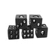 Black Skull Dice (Set of 5)