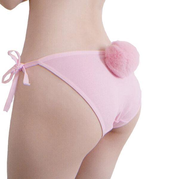 Bunny 3D Tail Panties (Various Colors)