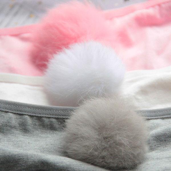 Bunny 3D Tail Panties (Various Colors)