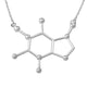 Caffeine Molecule Necklace