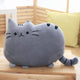 Cartoon Cat Plush Cushion (Various Colors)