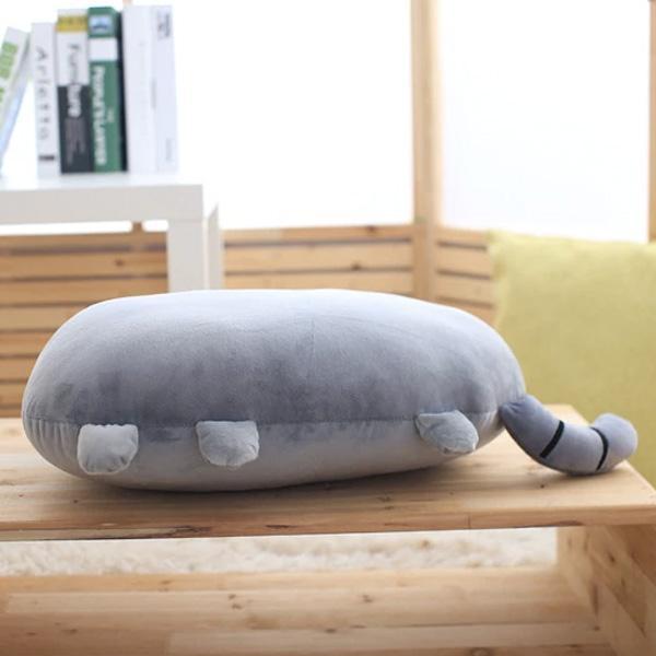Cartoon Cat Plush Cushion (Various Colors)