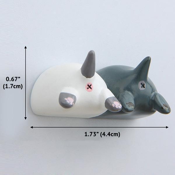 Cat Bum Fridge Magnets (Various Designs)