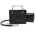 Cat Handle Glittery Shoulder Bag With Clutch (Various Colors)