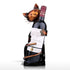 Cat Sculpture Metal Wine Holder