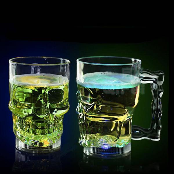 Color Change LED Skull Mug