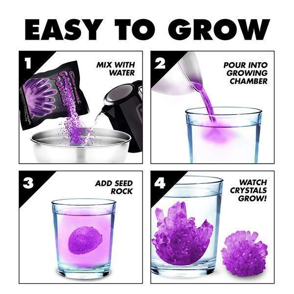 Crystal Growing Jar (Various Color And Messages)