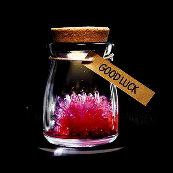Crystal Growing Jar (Various Color And Messages)