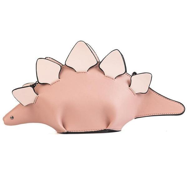 Dino Stegosaurus Crossbody Purse Bag (Various Colors)