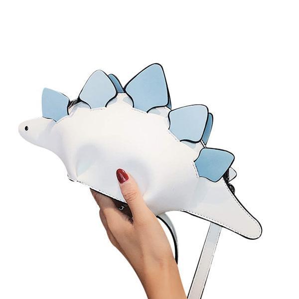 Dino Stegosaurus Crossbody Purse Bag (Various Colors)