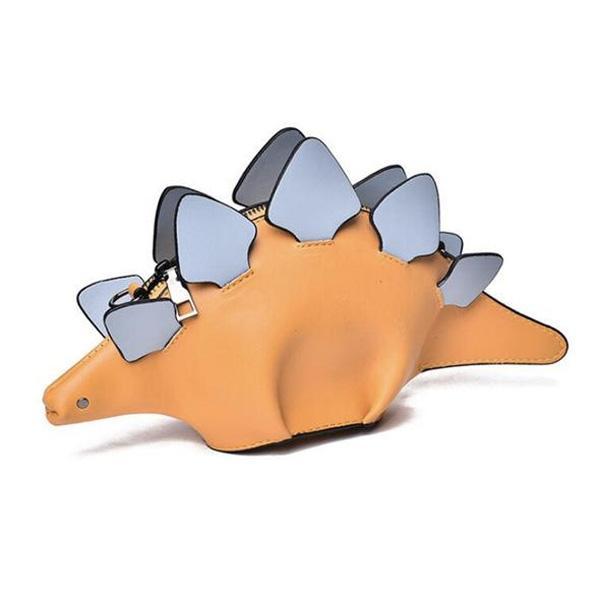 Dino Stegosaurus Crossbody Purse Bag (Various Colors)
