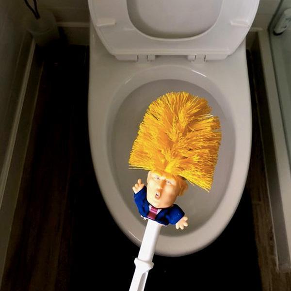 Donald Trump Toilet Brush Set (Various Designs)