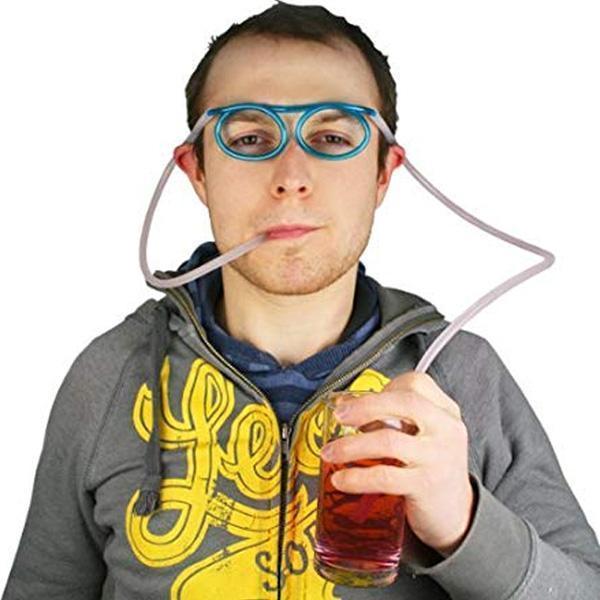 Drinking Straw Glasses (Various Colors)