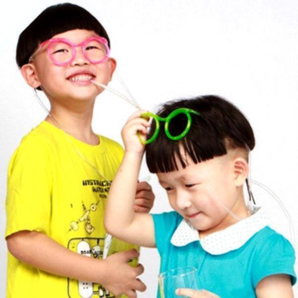 Drinking Straw Glasses (Various Colors)