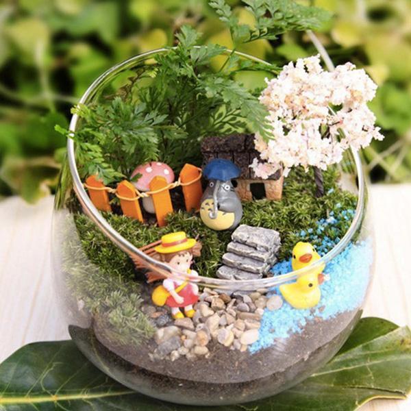 Egg Shaped Glass Plant Terrarium (Various Sizes)