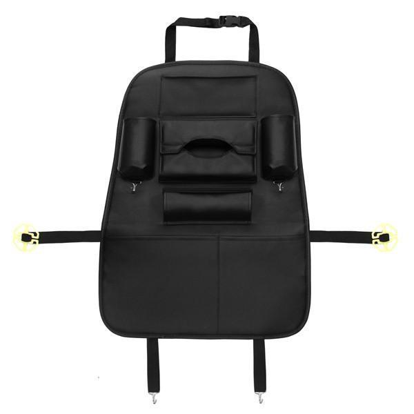 Faux Leather Car Back Seat Organizer (Various Colors)