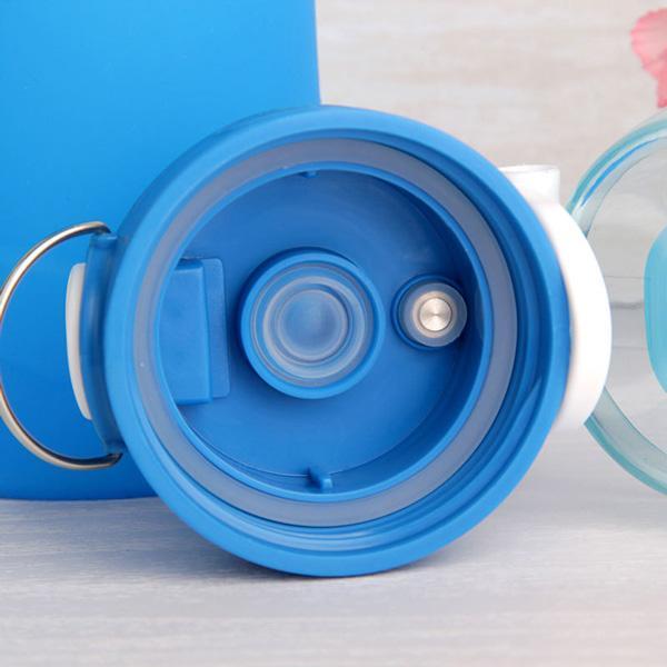 Foldable Silicone Water Bottle (Various Colors)