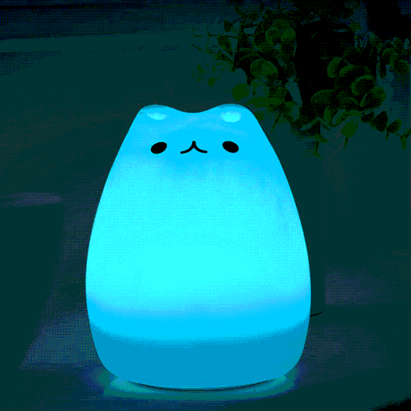 Color Change Cat Night Light (Various Designs)