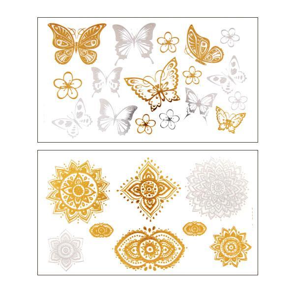 Glimmer Foil Tattoos (Set of 6)