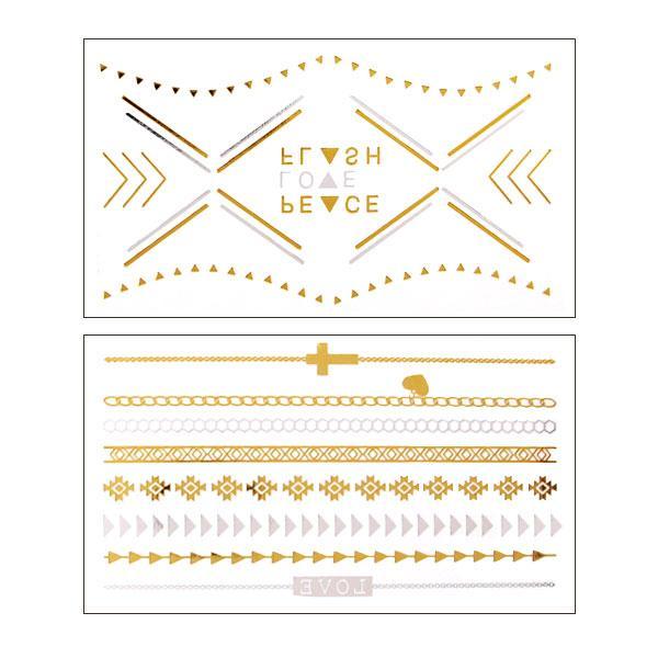 Glimmer Foil Tattoos (Set of 6)