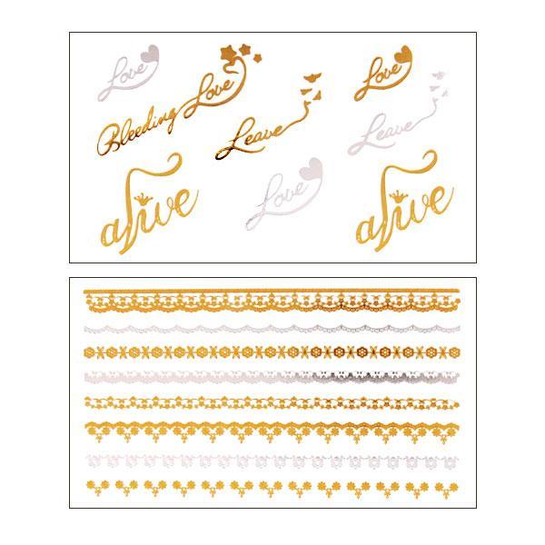 Glimmer Foil Tattoos (Set of 6)