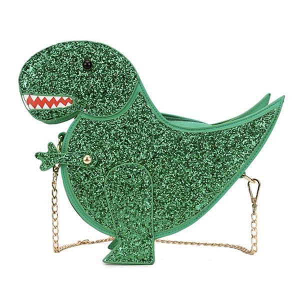 Glittery T-Rex Crossbody Bag (Various Colors)