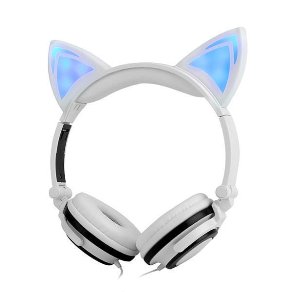 Glowing Cat Ear Headphones (Various Colors)