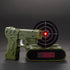 Gun And Target Recordable Alarm Clock (Various Colors)