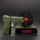 Gun And Target Recordable Alarm Clock (Various Colors)