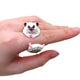 Handmade 3D Hedgehog Ring
