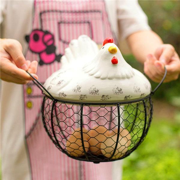 Handmade Animal Kitchen Basket (Various Designs)