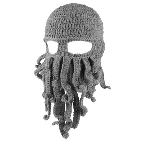 Handmade Knitted Octopus Mask (Various Colors)