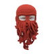 Handmade Knitted Octopus Mask (Various Colors)