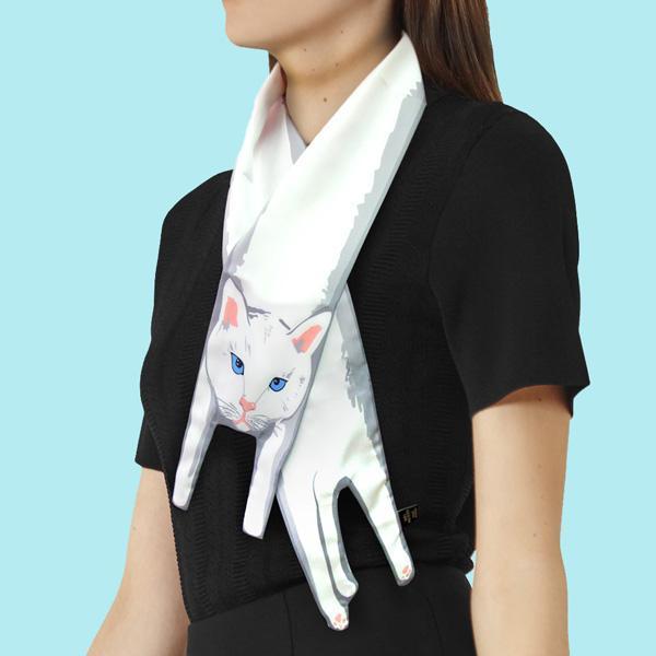 Hanging Cat Shaped Scarf (Various Designs)