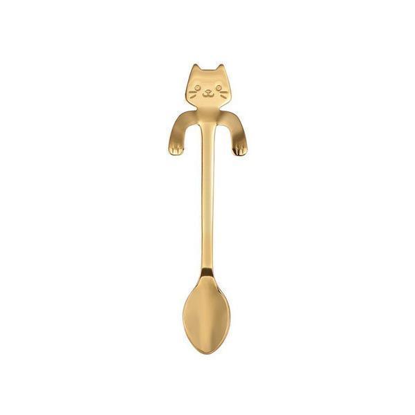 Hanging Cat Teaspoon (Various Colors)