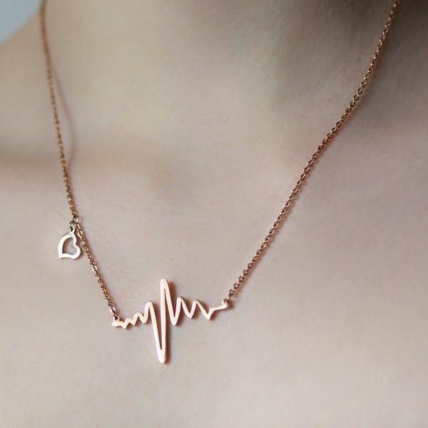 Heartbeat Cardiogram Necklace