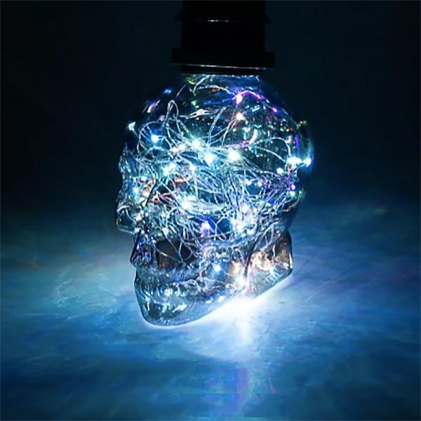Holographic Skull Lightbulb (Various Colors)
