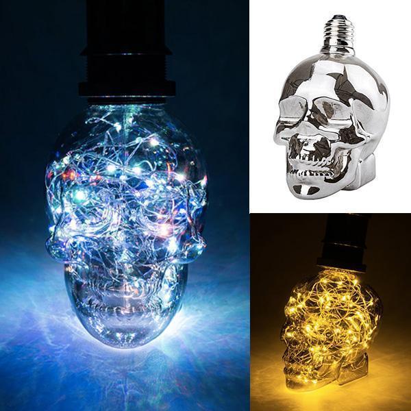 Holographic Skull Lightbulb (Various Colors)