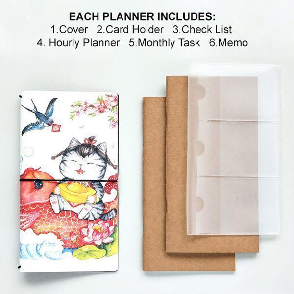 Kitty Daily Personal Planner (Undated)