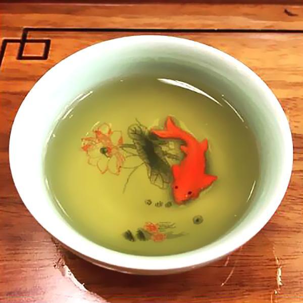 Koi Fish Porcelain Teacup (Various Colors & Sizes)