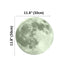 Large Glow In Dark Moon Wall Sticker (Various Colors)