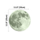 Large Glow In Dark Moon Wall Sticker (Various Colors)