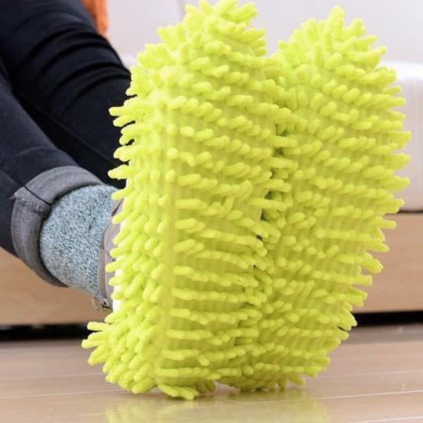 Lazy Mop Microfiber Slippers (Various Colors)