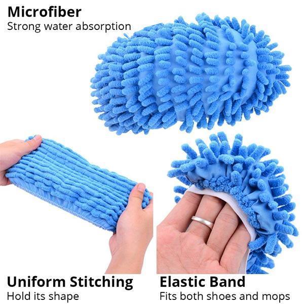 Lazy Mop Microfiber Slippers (Various Colors)