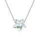 Lucky Star Necklace With Swarovski Crystal (Various Colors)
