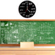 Math Equation Silent Wall Clock