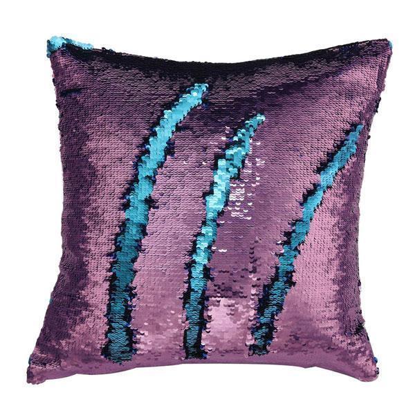 Mermaid Two Tone Sequin Pillow Cover (Various Colors)