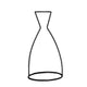 Minimalist Abstract Iron Frame Vase (Various Designs)