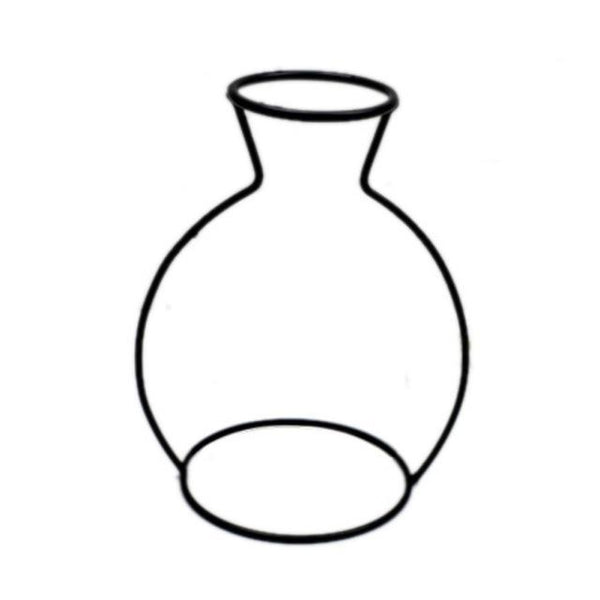 Minimalist Abstract Iron Frame Vase (Various Designs)